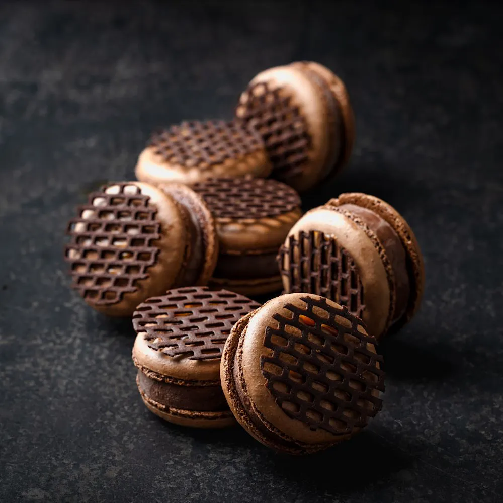 True Dark Mocha Macaron Ice Cream Sandwich